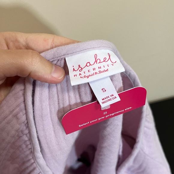 NWT Isabel Maternity by Ingrid and Isabel Maternity Dress - Light Purple - Picture 10 of 14